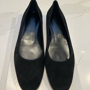 Women’s Vero Cuoio Chèvre Velours Ballerines Dream Noir size 38 (US8) New $100